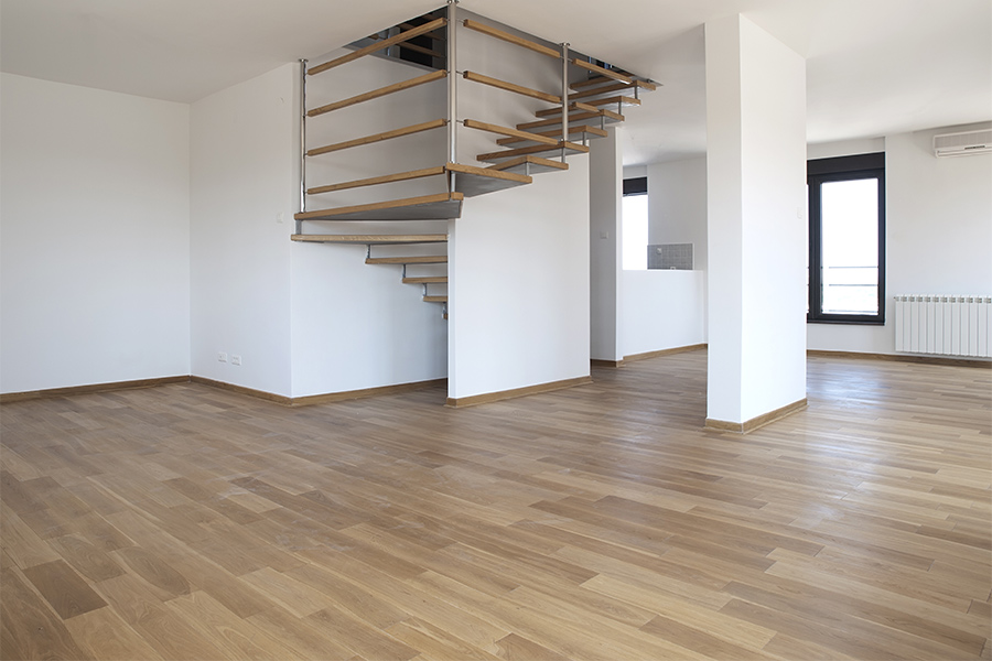 finished hardwood flooring installation in empty room murrieta ca